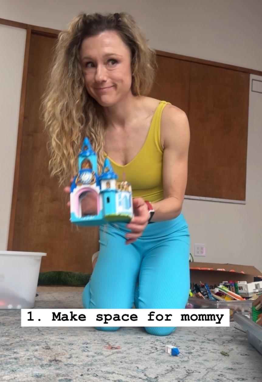 Move the kids toys out of the way for this one!