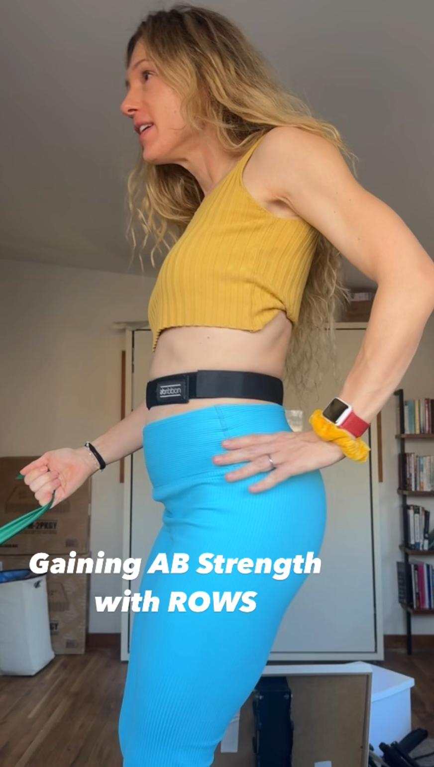 Gain AB STRENGTH with rows