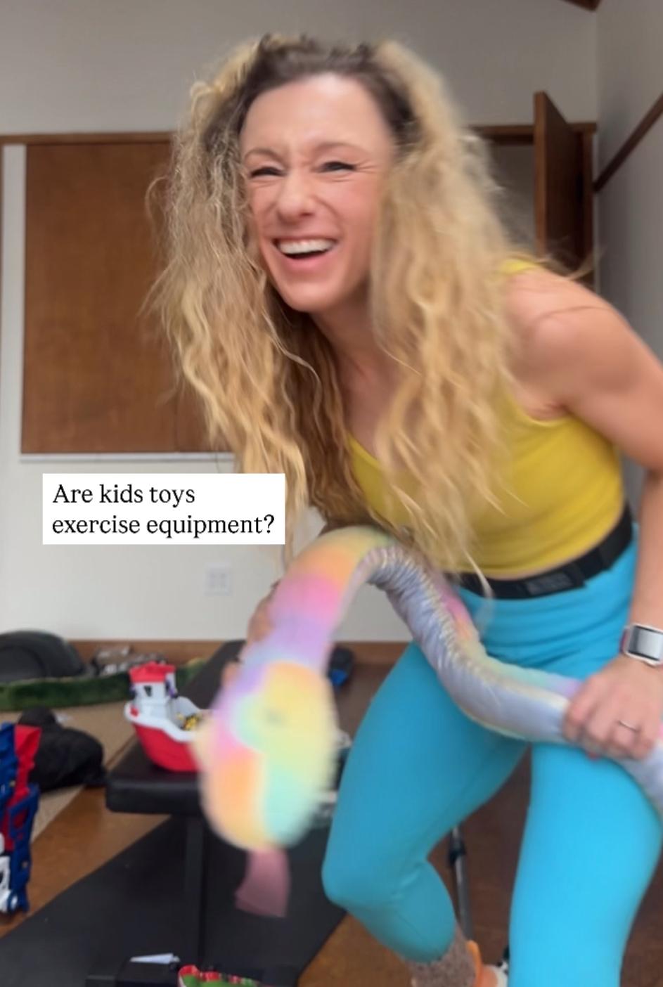 Surrounded by kids toys? Use them!